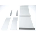 METCASE Unicase Grey Aluminium Instrument Case 110 mm x 250 mm x 350 mm M5503110