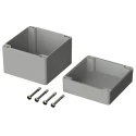 Bopla Flanged Euromas Series Grey ABS Enclosure IP66 Protection 105 mm x 122 mm x 120 mm 3228000 T 228