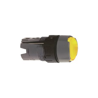 Schneider Electric Harmony Series Yellow Spring Return Round Push Button Head 16 mm Cutout Diameter Plastic IP65 ZB6AW5