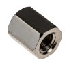RS PRO Hex Threaded Standoff M3, 6 mm Length, Brass Body with Nickel Finish 222-373