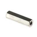 RS PRO Hexagonal Brass Standoff M3 Thread Size, Nickel Plated, 18 mm Length, Female/Female Thread 222-418