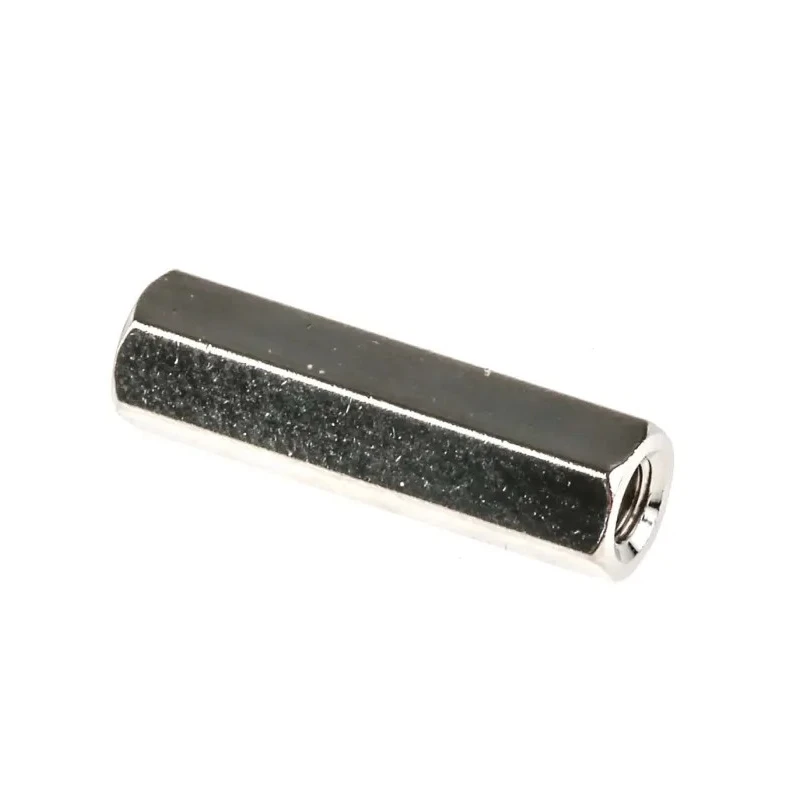 RS PRO Hexagonal Brass Standoff M3 Thread Size, Nickel Plated, 18 mm Length, Female/Female Thread 222-418