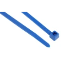 HellermannTyton Non-Releasable Cable Tie Blue Polyamide 66 200 mm x 4.6 mm, 225 N Tensile Strength 111-04800 T50R-PA66-BU