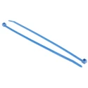 HellermannTyton Non-Releasable Cable Tie Blue Polyamide 66 200 mm x 4.6 mm, 225 N Tensile Strength 111-04800 T50R-PA66-BU