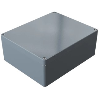 Rose Aluminium Standard Series Grey Grey Lid Die Cast Aluminium Enclosure IP66 IK09 280mm x 230mm x 280mm 01232811