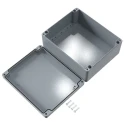 Rose Aluminium Standard Series Grey Grey Lid Die Cast Aluminium Enclosure IP66 IK09 280mm x 230mm x 280mm 01232811