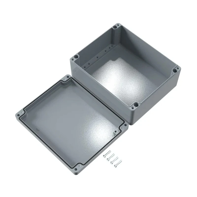 Rose Aluminium Standard Series Grey Grey Lid Die Cast Aluminium Enclosure IP66 IK09 280mm x 230mm x 280mm 01232811