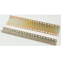 RS PRO Steel Rack Strip Yellow Passivated Zinc Plated for Use with 19 in Cabinet 60 mm x 19 mm x 2 m 223-792