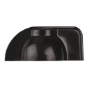 RS PRO 32 mm Diameter Black Plastic Grub Screw Potentiometer Knob for 6.4 mm Circular Shaft 223-742