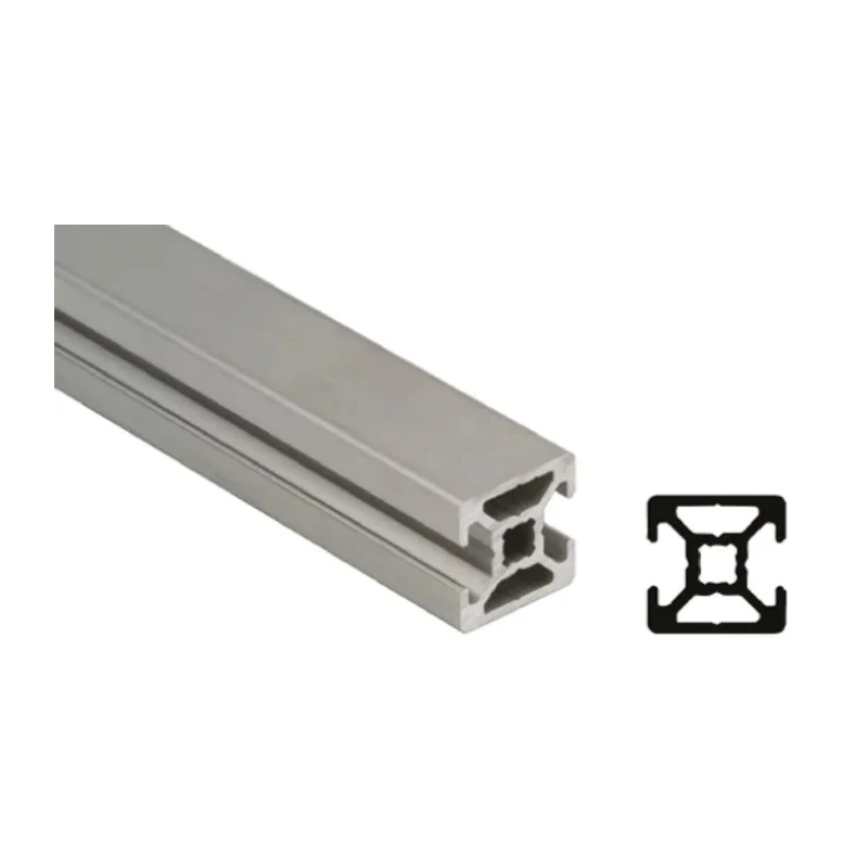 Bosch Rexroth Silver Aluminium Strut Profile 20 x 20 mm 6 mm Groove 3 m Length Series MGE 13.2 3842993422/3000