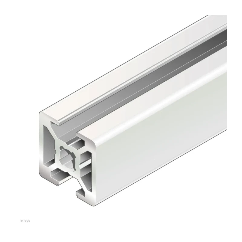 Bosch Rexroth Silver Aluminium Strut Profile 20 x 20 mm 6 mm Groove 3 m Length Series MGE 13.2 3842993422/3000