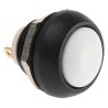 APEM IS Series Momentary Push Button Switch, Panel Mount, SPST, White Dome Actuator, IP67, 50 V DC 125 V AC ISR3SAD7/100
