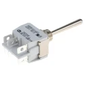 APEM Industrial Toggle Switch Panel Mount On-Off-On DPDT Solder Terminal 24 V DC 250 V AC 649H/2-5