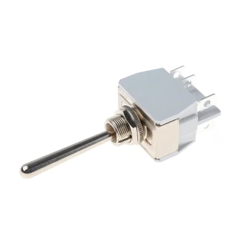 APEM Industrial Toggle Switch Panel Mount On-Off-On DPDT Solder Terminal 24 V DC 250 V AC 649H/2-5