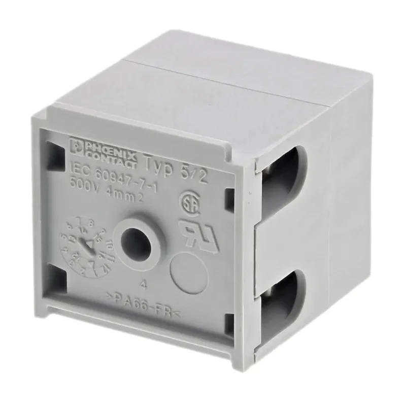Phoenix Contact UK Series Non-Fused Terminal Block 2-Way 32A Screw 12, 24 AWG 500V 2716020