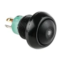 APEM IP Series Illuminated Push Button Switch Momentary Panel Mount 13.6 mm Cutout SPST Green LED IP67 28V dc IPR3SAD2L0G