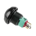 APEM IP Series Illuminated Push Button Switch Momentary Panel Mount 13.6 mm Cutout SPST Green LED IP67 28V dc IPR3SAD2L0G