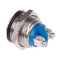 APEM AV Series Push Button Switch Momentary Panel 16.2 mm Cutout SPST IP65 48 V dc 250 V ac AV0630C940K