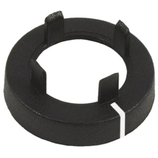 Sifam Nut Cover 11.5 mm Knob Diameter Black for 6 mm Axial Shaft N111-BLK