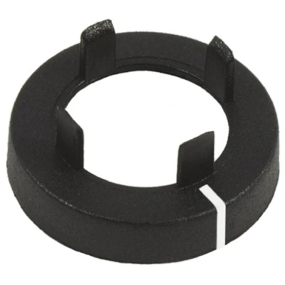 Sifam Nut Cover 11.5 mm Knob Diameter Black for 6 mm Axial Shaft N111-BLK
