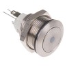 APEM AV Series Illuminated Push Button Switch, Latching, Panel Mount, 19.2 mm Cutout, Red LED, IP65 AV091L6EA240K