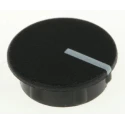 Sifam 15.5 mm Knob Diameter Black Nylon Potentiometer Knob Cap for 6 mm Shaft Axial C151-BLK
