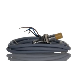 Turck Threaded Barrel Inductive Proximity Sensor 10 mm Detection, M12 PNP, Chrome Plated Brass Housing, IP68 NI10U-M12-AP6X