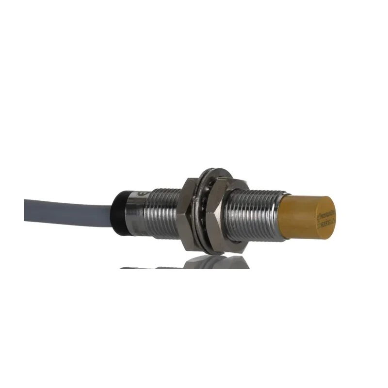 Turck Threaded Barrel Inductive Proximity Sensor 10 mm Detection, M12 PNP, Chrome Plated Brass Housing, IP68 NI10U-M12-AP6X