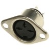 Re-An Products NYS 3 Pole Straight Standard DIN Socket 2A 50V Chassis Mount Female NYS324