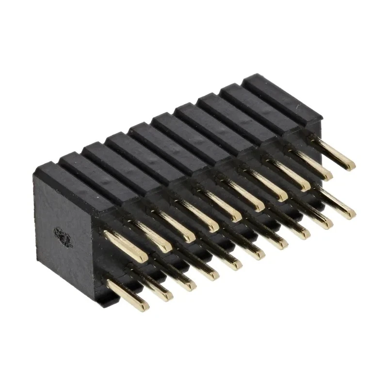 RS PRO Straight Through Hole 20-Contact 2 Row 1.27 mm Pitch Board-to-Board PCB Socket RS PRO 251-4343
