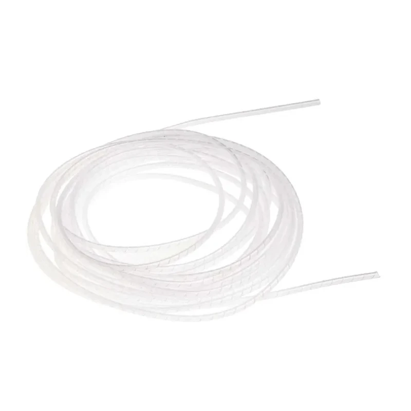 RS PRO Polyethylene Spiral Cable Wrap Natural Color 10 mm Max Bundle Diameter 3 mm Cable Diameter 5 m Length 227-968