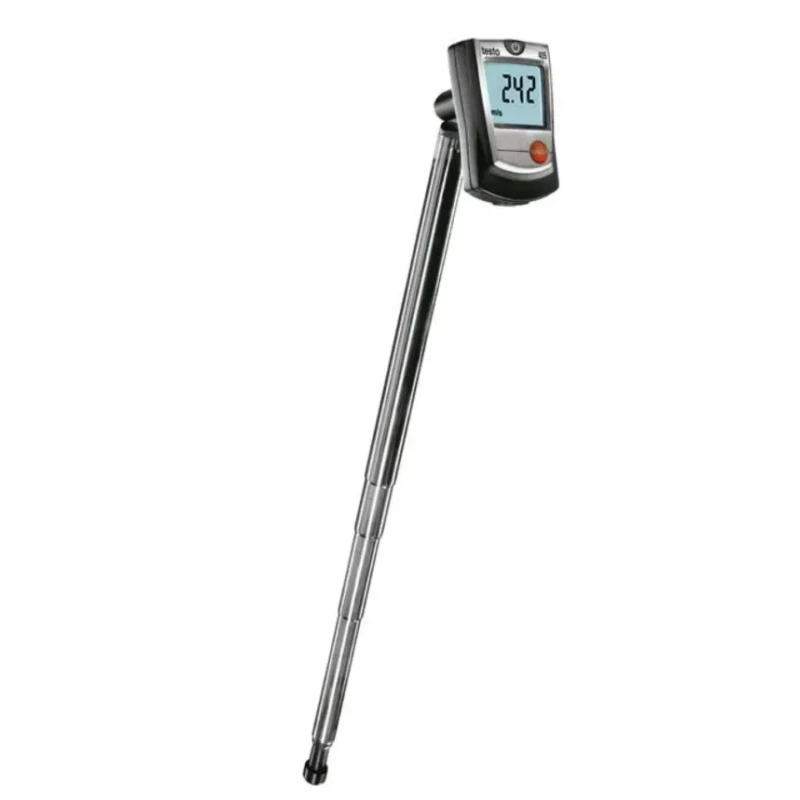 Testo Thermal Anemometer Measures Air Velocity Temperature Volume Air Flow 10 m/s 0560 4053