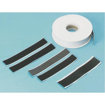 Velcro Black Hook & Loop Tape 25mm Width 5m Length Polyamide Material RoHS Compliant EB56025330114292