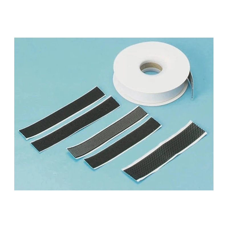 Velcro Black Hook & Loop Tape 25mm Width 5m Length Polyamide Material RoHS Compliant EB56025330114292