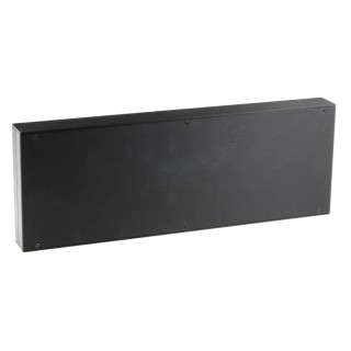 RS PRO Black Anodised Aluminium Instrument Case 442 mm Length x 153 mm Width x 45 mm Height 226-101