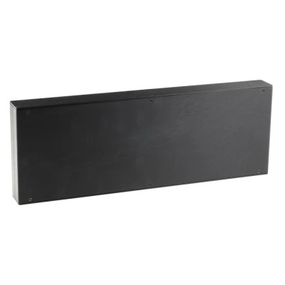 RS PRO Black Anodised Aluminium Instrument Case 442 mm Length x 153 mm Width x 45 mm Height 226-101
