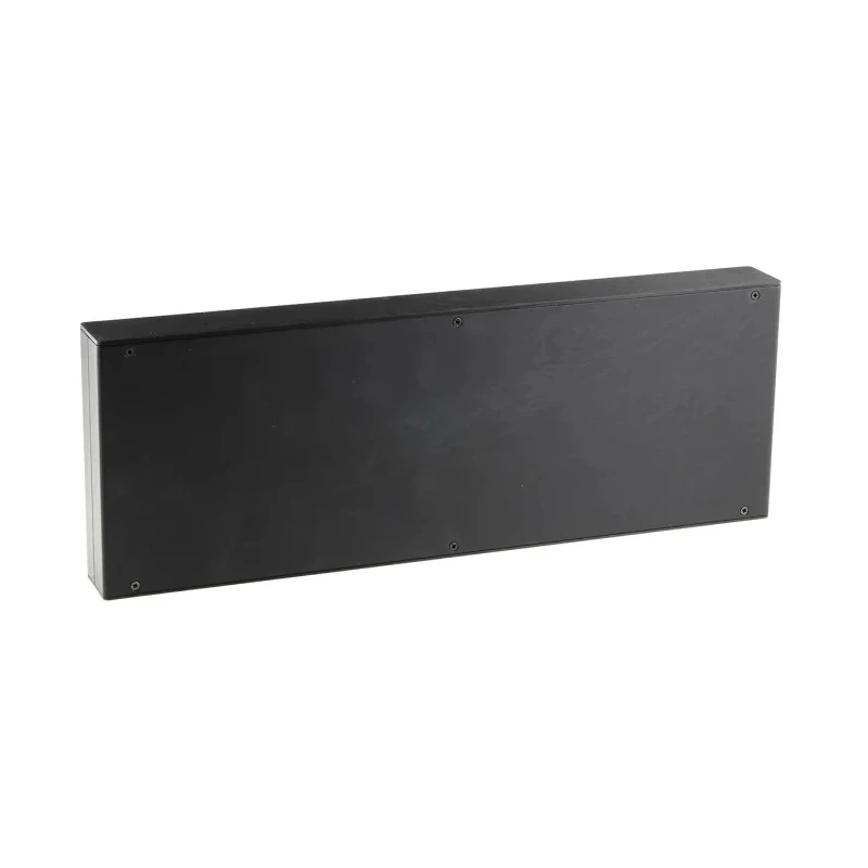 RS PRO Black Anodised Aluminium Instrument Case 442 mm Length x 153 mm Width x 45 mm Height 226-101