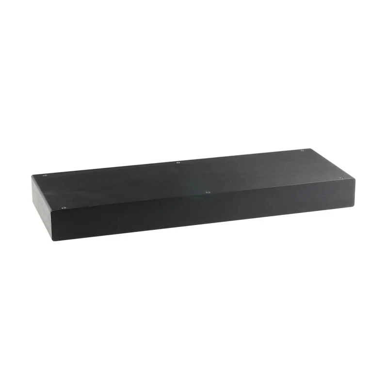 RS PRO Black Anodised Aluminium Instrument Case 442 mm Length x 153 mm Width x 45 mm Height 226-101