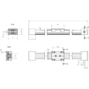 Igus Drylin ZLW Electrical Linear Actuator, 1500 mm Stroke Length, 5000 mm/s Maximum Speed, RoHS ZLW-1040-02-100-L-1500