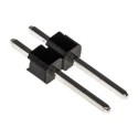 RS PRO Straight Through Hole Pin Header 2 Contacts 2.54 mm Pitch 1 Row Unshrouded 251-8086