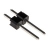 RS PRO Straight Through Hole Pin Header 2 Contacts 2.54 mm Pitch 1 Row Unshrouded 251-8086