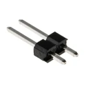 RS PRO Straight Through Hole Pin Header 2 Contacts 2.54 mm Pitch 1 Row Unshrouded 251-8086