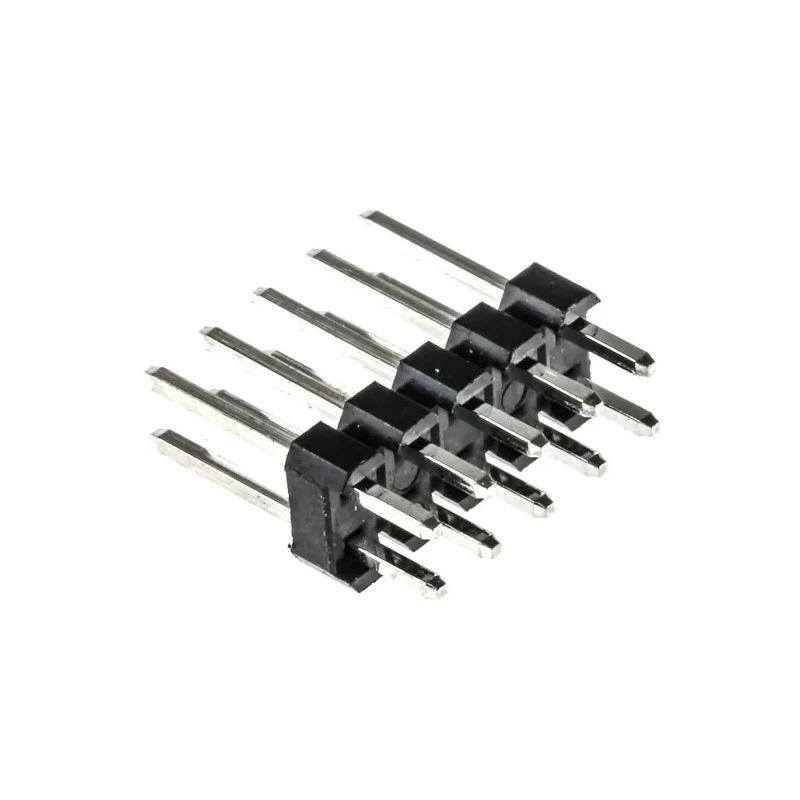 RS PRO Straight Through Hole Pin Header 10 Contacts 2.54 mm Pitch 2 Row Unshrouded 251-8143