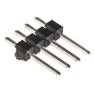 RS PRO Straight Through Hole Pin Header 4 Contacts 2.54 mm Pitch 1 Row Unshrouded 251-8115