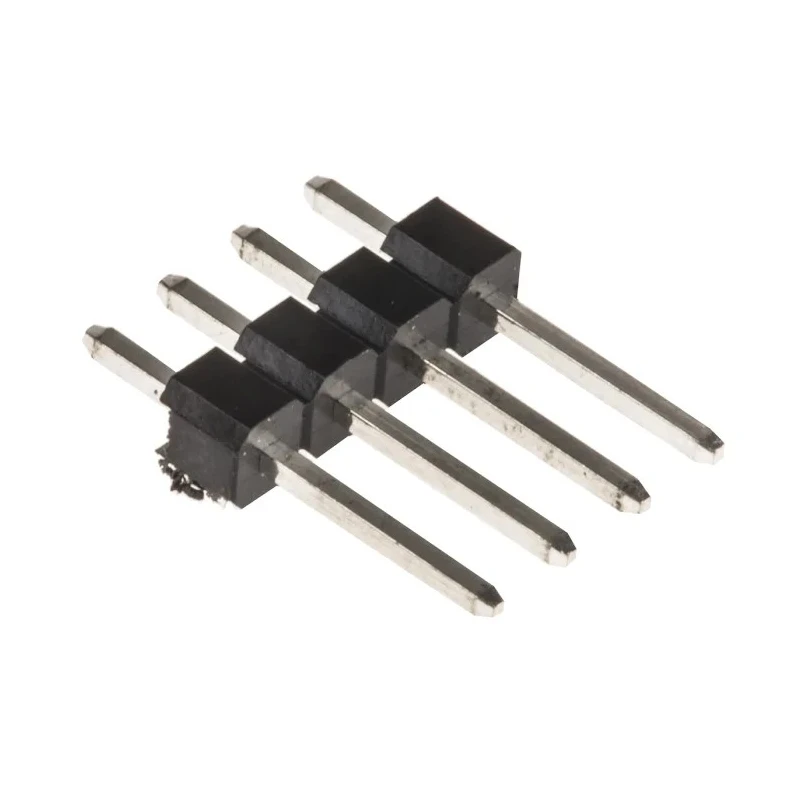 RS PRO Straight Through Hole Pin Header 4 Contacts 2.54 mm Pitch 1 Row Unshrouded 251-8115