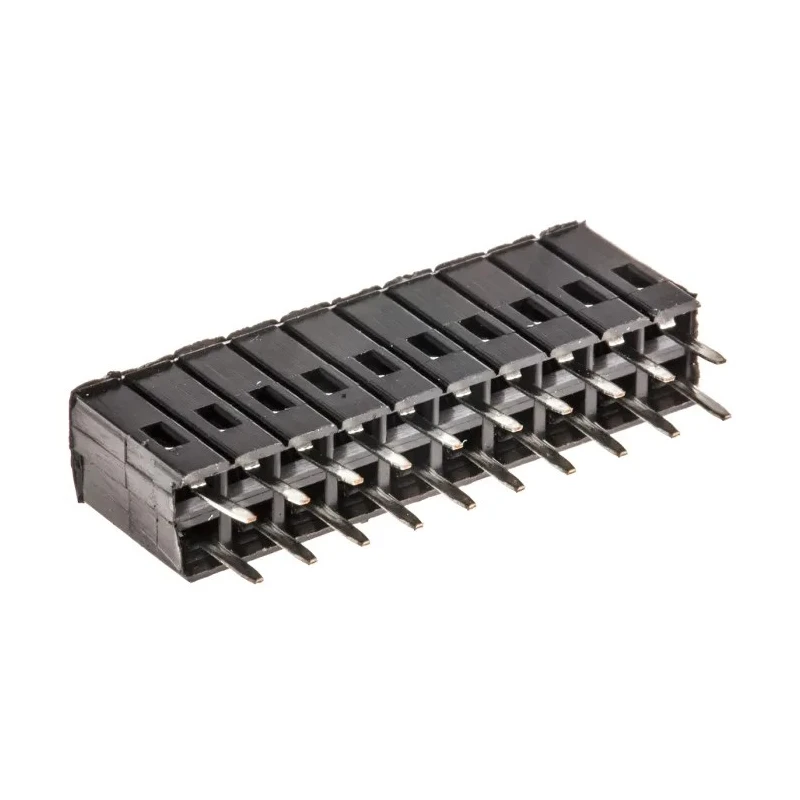 RS PRO Straight Through Hole PCB Socket 20-Contact 2 Row 2.54 mm Pitch Solder Orientation Straight 12A Current 251-8244