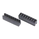 RS PRO Shorting Link Straight Female Black Open Top 8 Way 1 Row 2.54 mm Pitch 251-8626