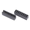RS PRO Shorting Link Straight Female Black Open Top 8 Way 1 Row 2.54 mm Pitch 251-8626