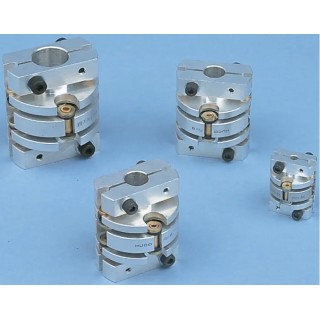 Huco Flexible Membrane Miniature Coupler 19.2 mm OD, 26.8 mm Length, 65 mm Bore Size 466.19.1616