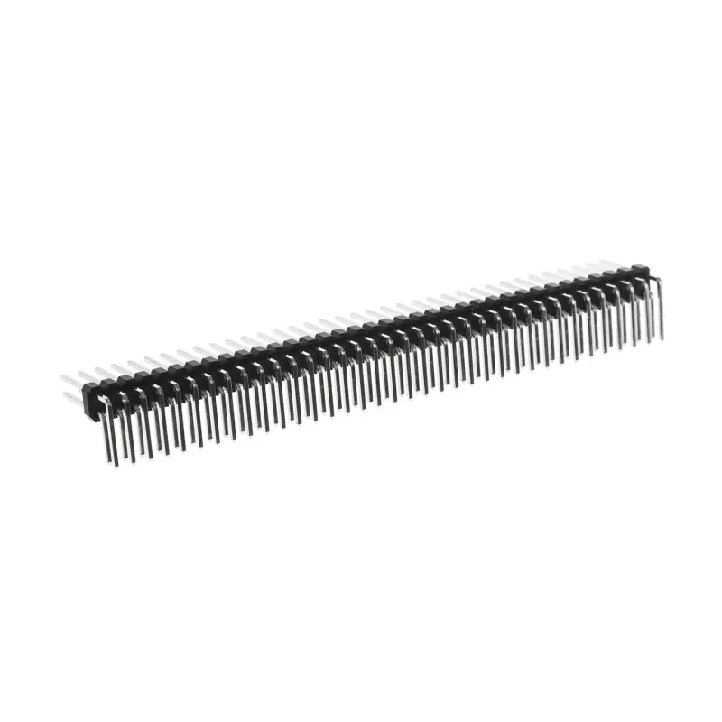 RS PRO Right Angle Through Hole Pin Header 72 Contacts 2.54 mm Pitch 2 Row Unshrouded 251-8474